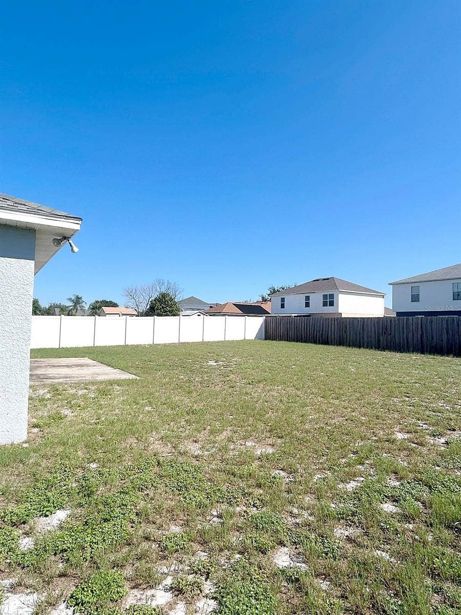 Fenced Back Yard