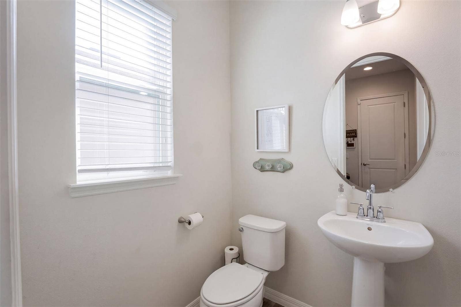 Half bath on 1st floor