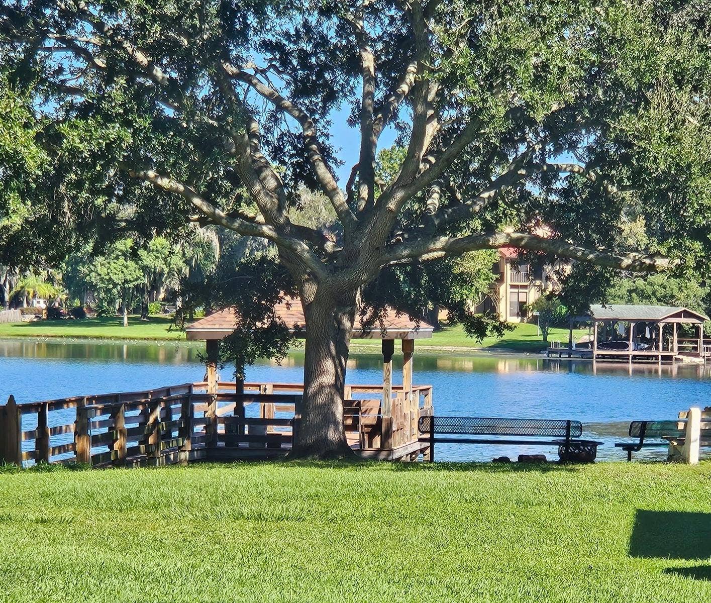 Lake with Dock