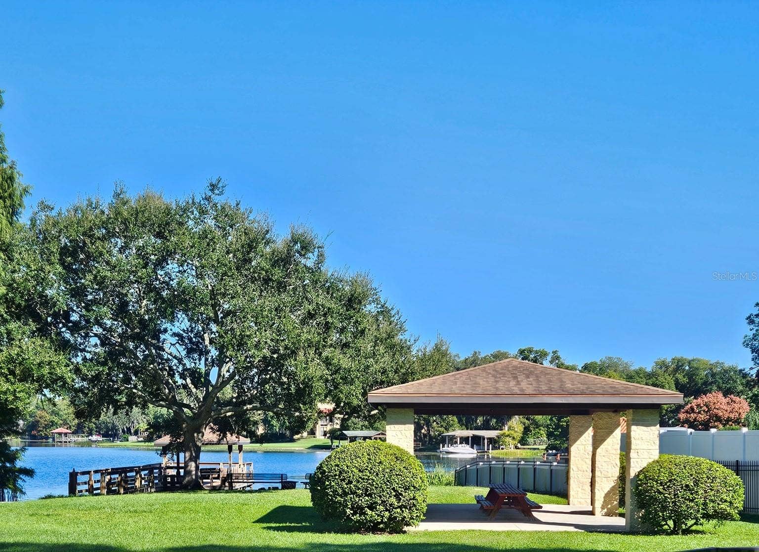 Community Pavillion, and Dock