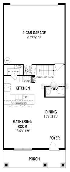 Meridian Parks Aurora Craftsman First Floor