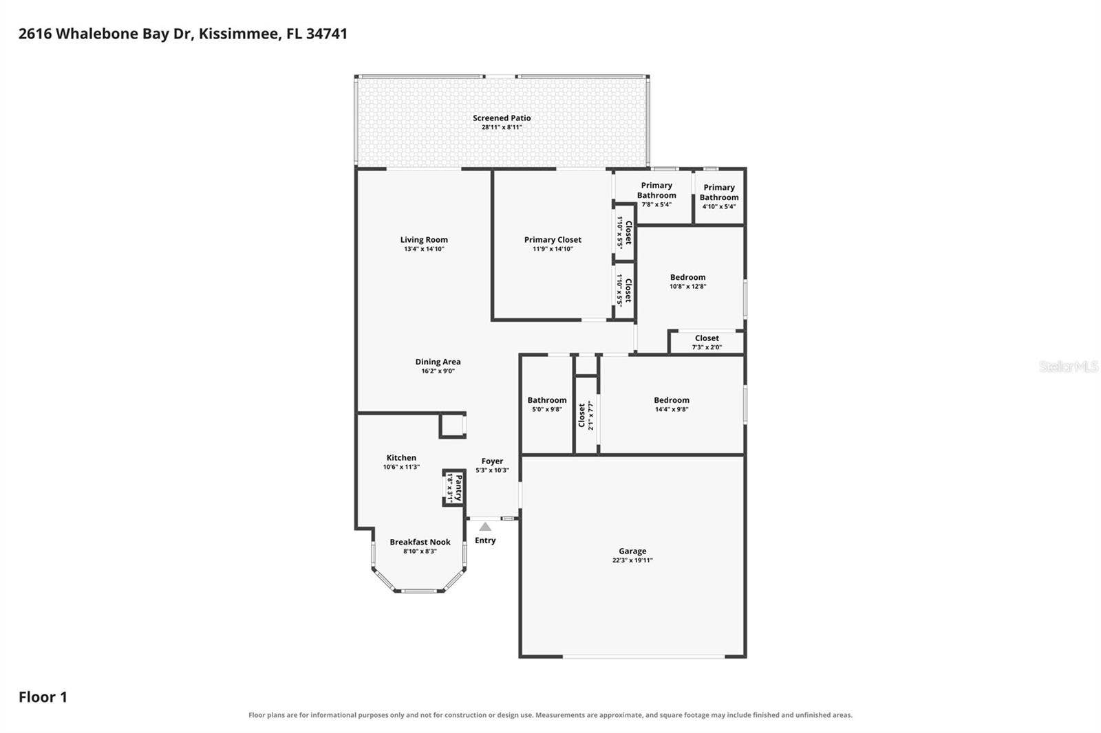 2616 WHALEBONE BAY DRIVE, Kissimmee, FL 34741