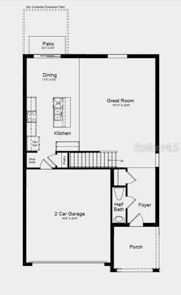 5327 LOGGIA LANE, Kissimmee, FL 34758 Floor 1 ~ Additional Highlights Include: extended LVP flooring on mail level.