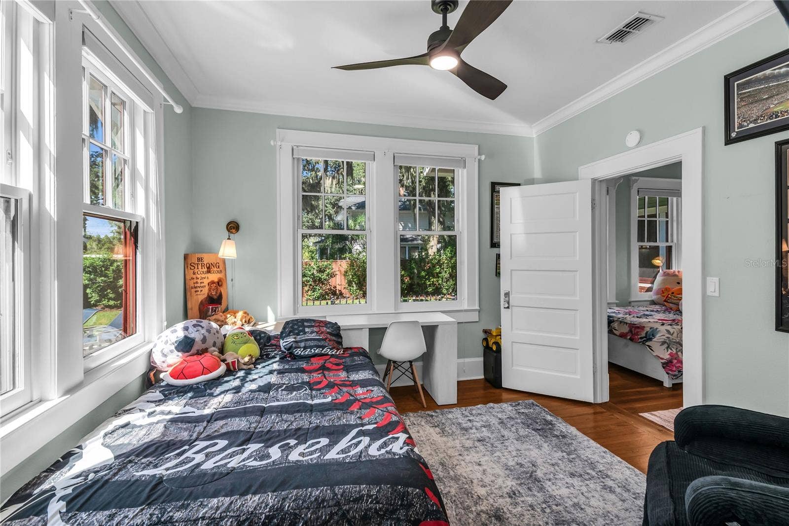 234 N LAKEVIEW AVENUE, Winter Garden, FL 34787 Bedroom 4 overlooks pool with ensuite bath