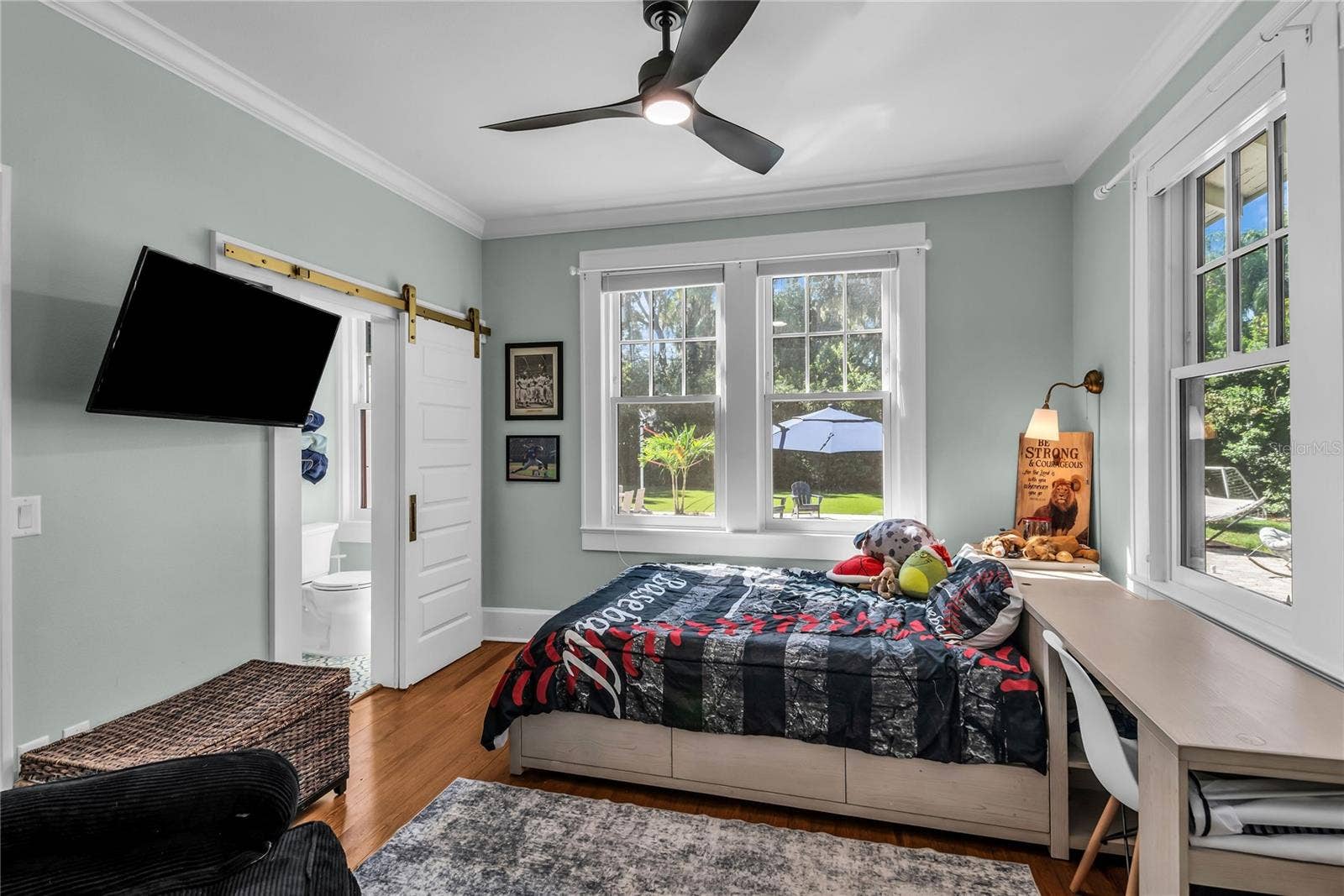234 N LAKEVIEW AVENUE, Winter Garden, FL 34787 Bedroom 4 overlooks pool with ensuite bath