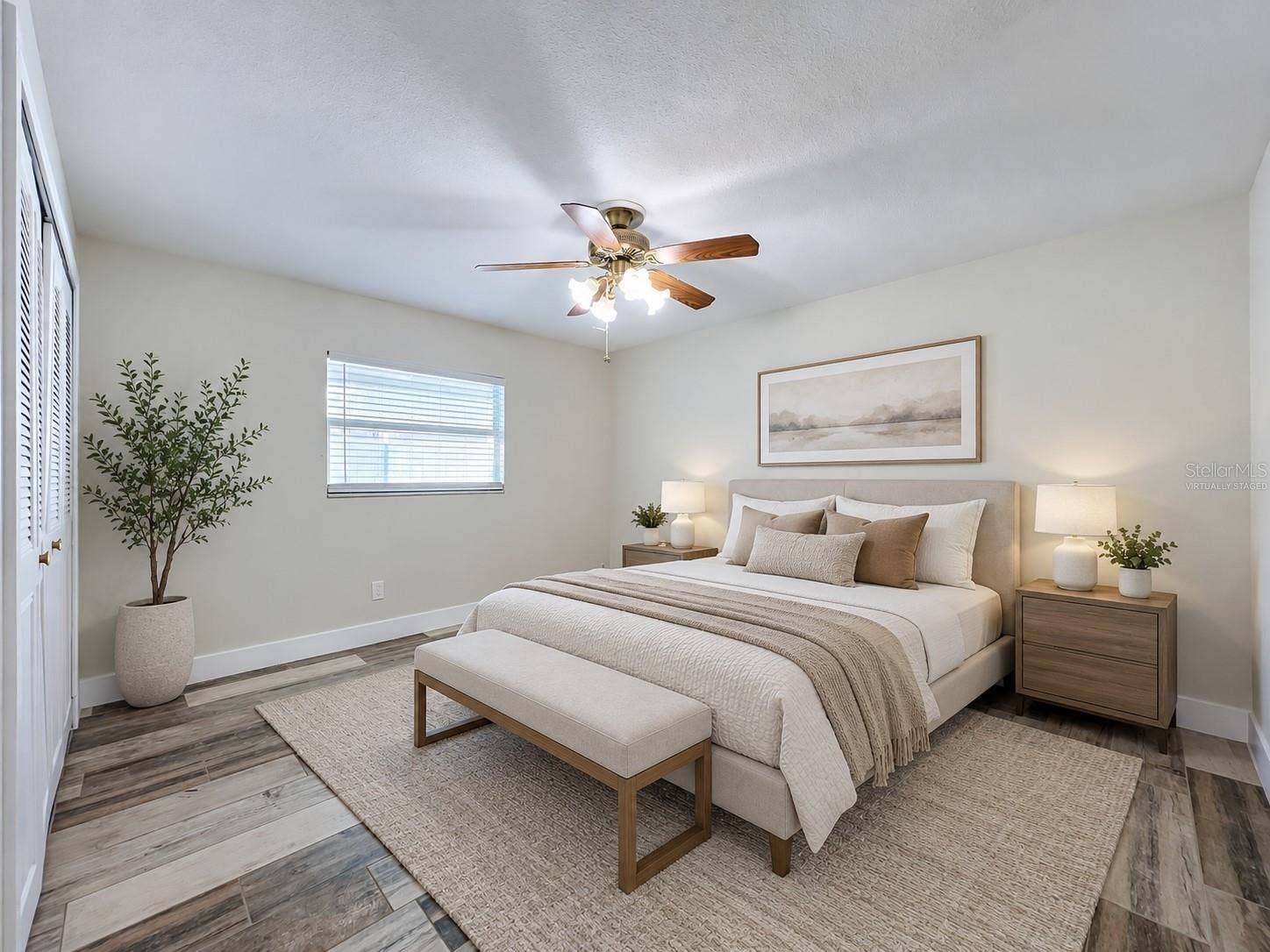 Virtually Staged Bedroom-Far Right