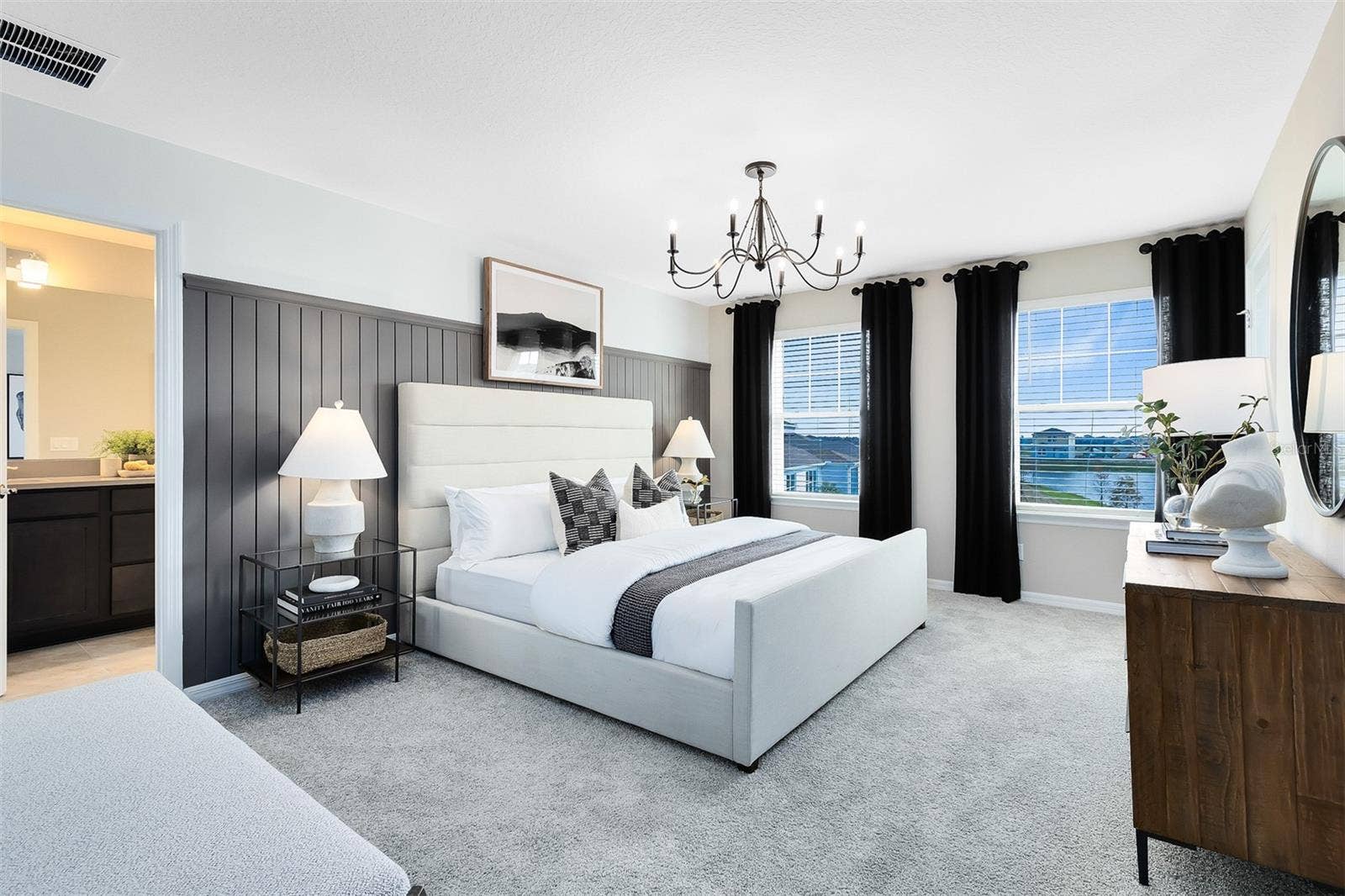 Model Home Design Only. Pictures and furnishings are for illustrative purposes only. Elevations, colors and options may vary. Furniture is for model home staging only.