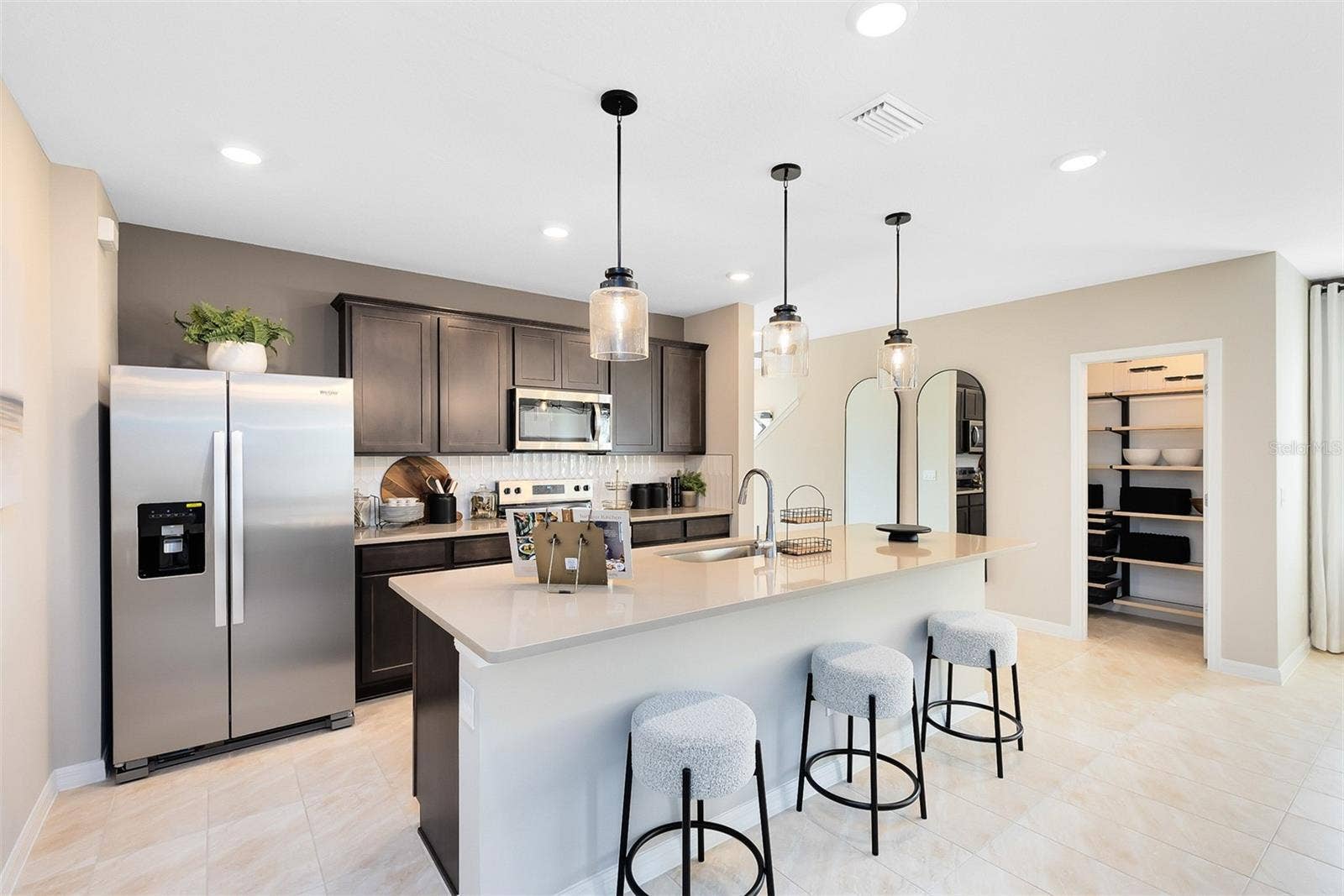 Model Home Design Only. Pictures and furnishings are for illustrative purposes only. Elevations, colors and options may vary. Furniture is for model home staging only.