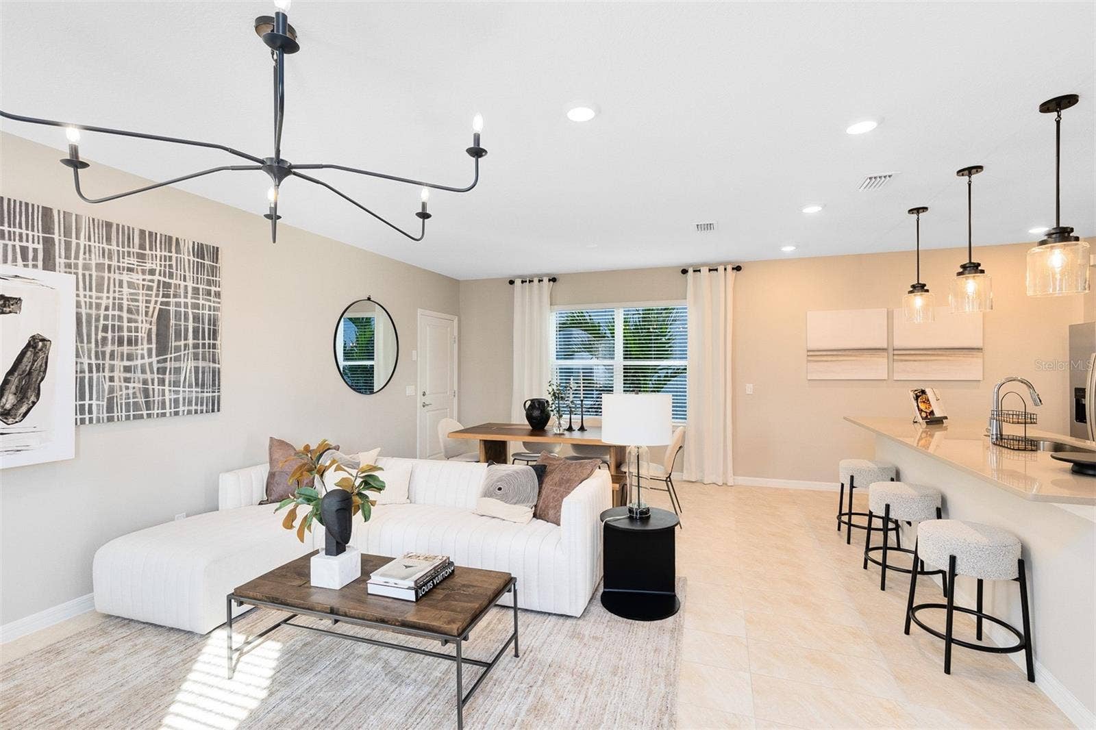 Model Home Design Only. Pictures and furnishings are for illustrative purposes only. Elevations, colors and options may vary. Furniture is for model home staging only.