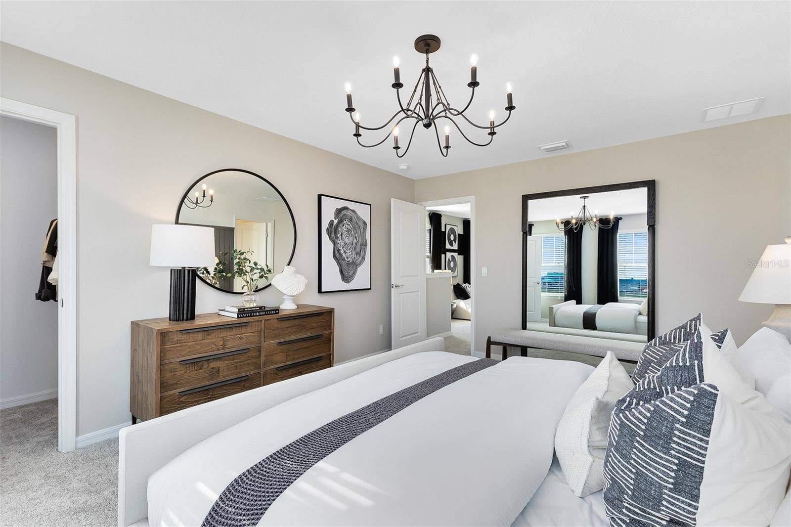 Model Home Design Only. Pictures and furnishings are for illustrative purposes only. Elevations, colors and options may vary. Furniture is for model home staging only.