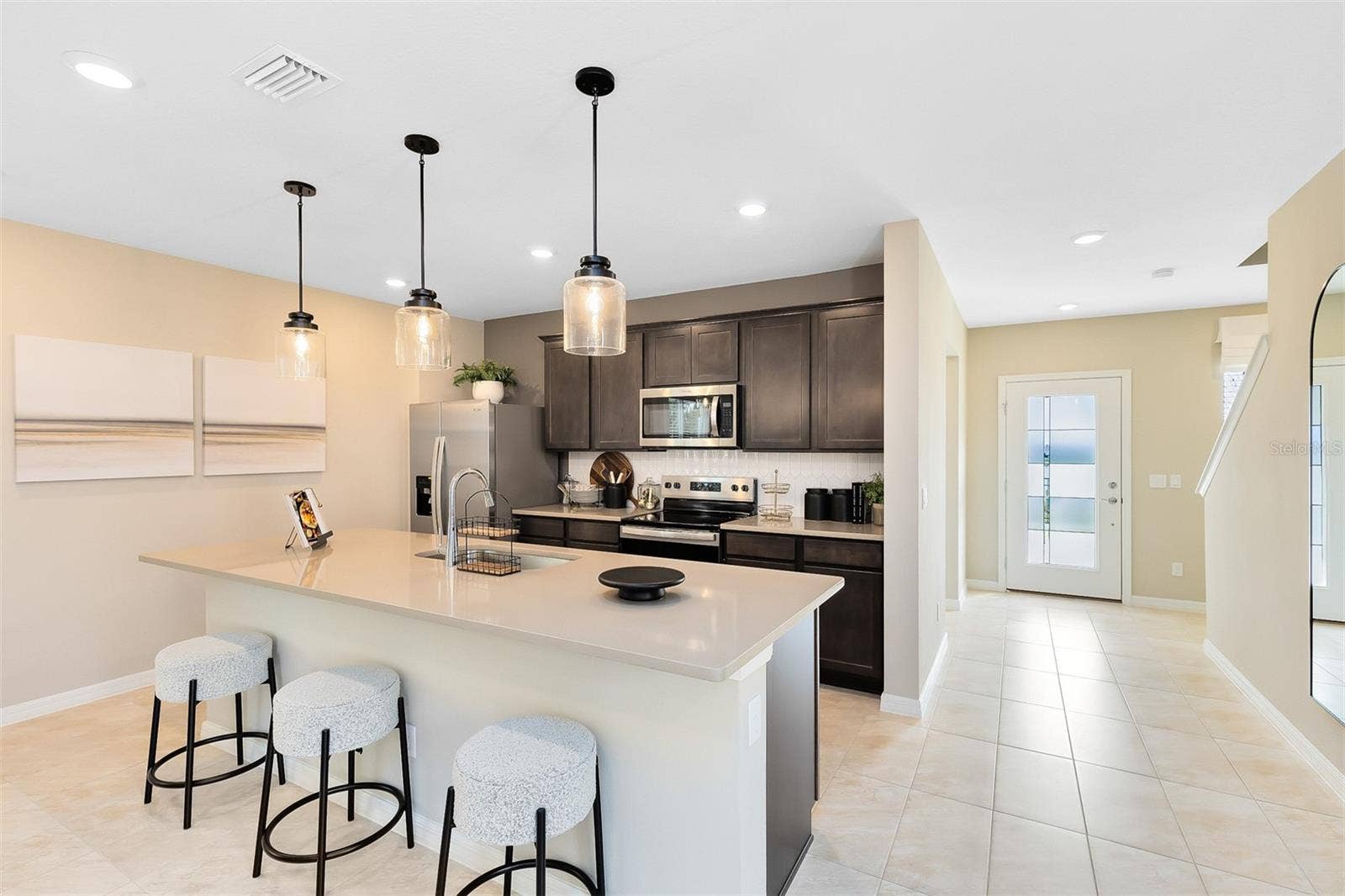 Model Home Design Only. Pictures and furnishings are for illustrative purposes only. Elevations, colors and options may vary. Furniture is for model home staging only.