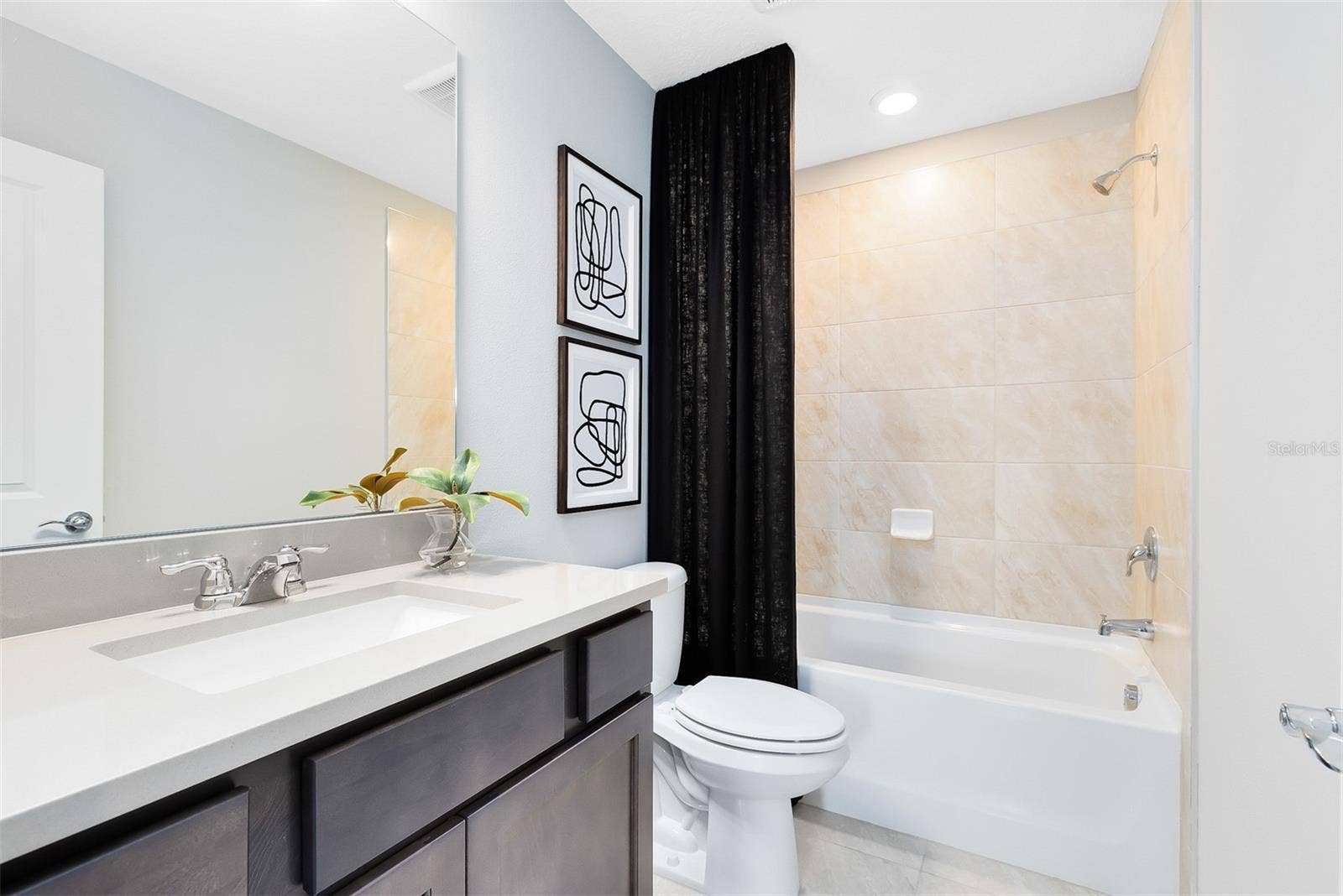 Model Home Design Only. Pictures and furnishings are for illustrative purposes only. Elevations, colors and options may vary. Furniture is for model home staging only.