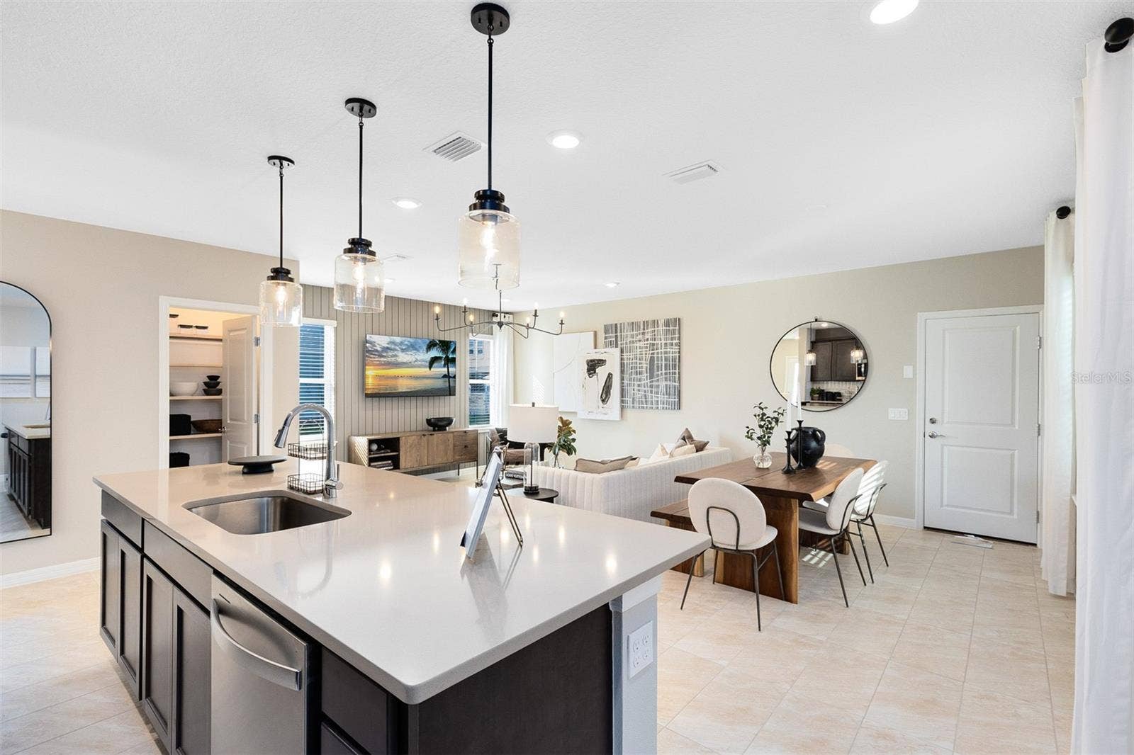 Model Home Design Only. Pictures and furnishings are for illustrative purposes only. Elevations, colors and options may vary. Furniture is for model home staging only.
