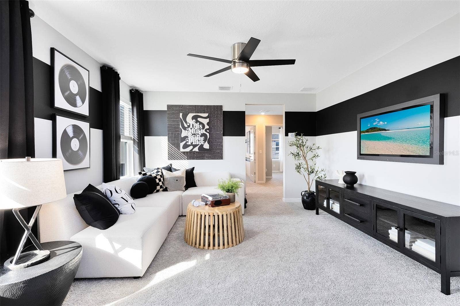 Model Home Design Only. Pictures and furnishings are for illustrative purposes only. Elevations, colors and options may vary. Furniture is for model home staging only.
