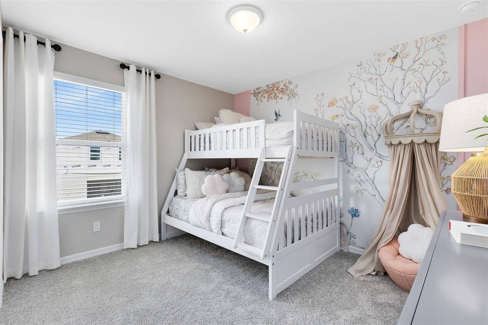 Model Home Design Only. Pictures and furnishings are for illustrative purposes only. Elevations, colors and options may vary. Furniture is for model home staging only.