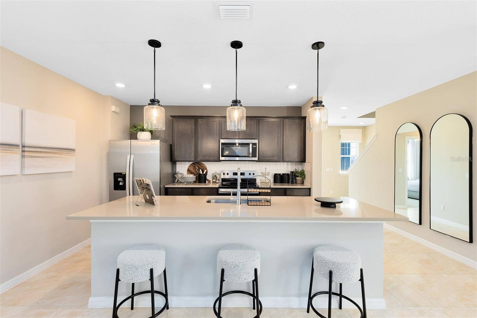Model Home Design Only. Pictures and furnishings are for illustrative purposes only. Elevations, colors and options may vary. Furniture is for model home staging only.