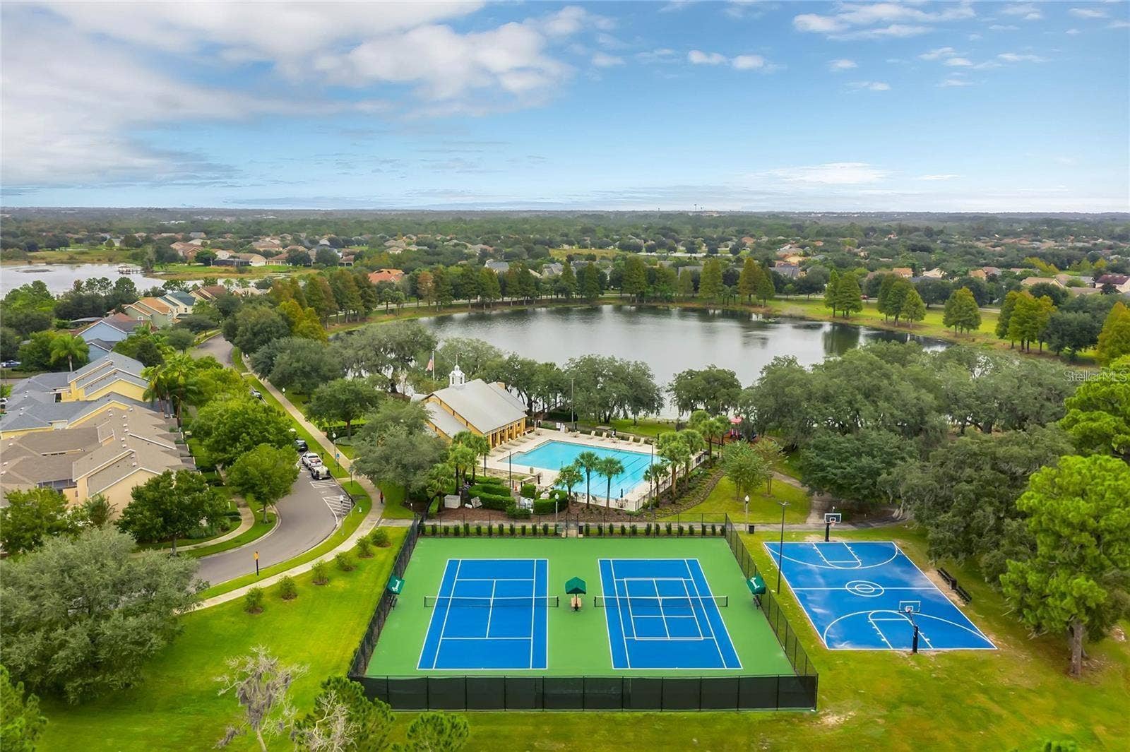 Tennis/Pickle Ball and Basketball Courts