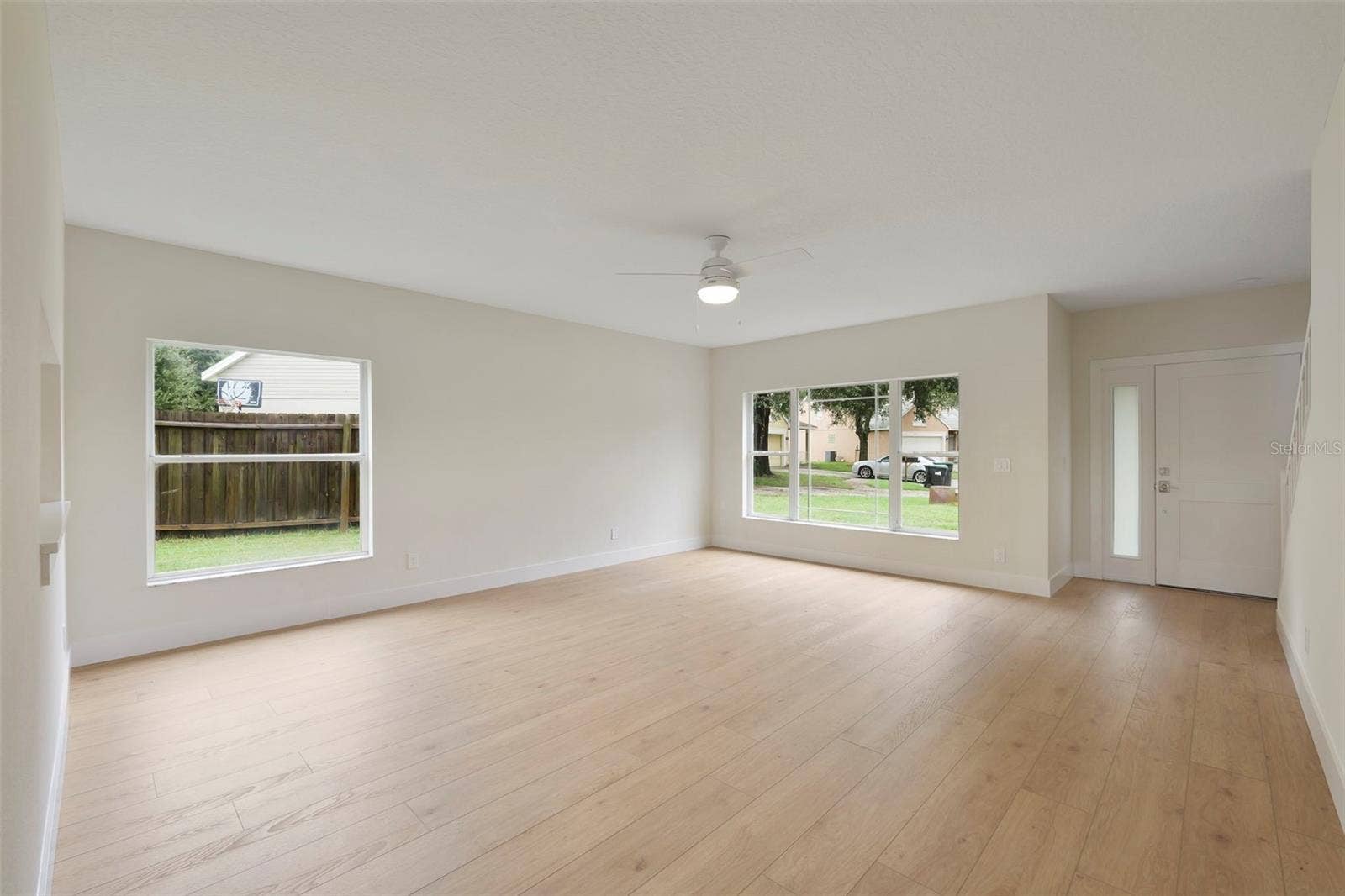 Living room facing front door