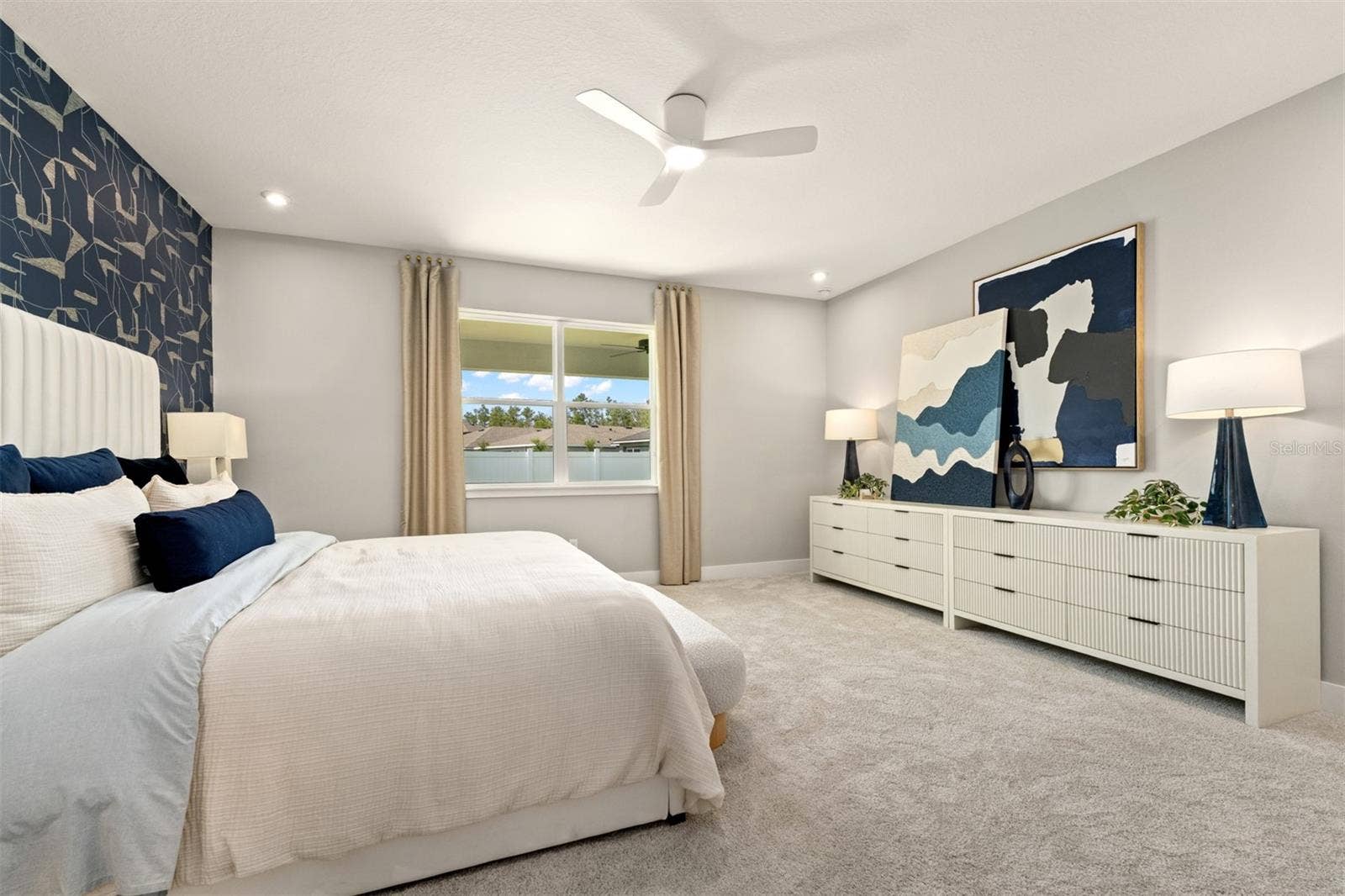 Meridian Parks Olympic Model Primary Bedroom