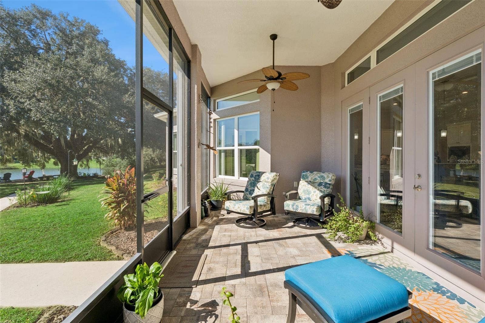 36819 WOLF COURT, Eustis, FL 32736 Spectacular view from the covered lanai
