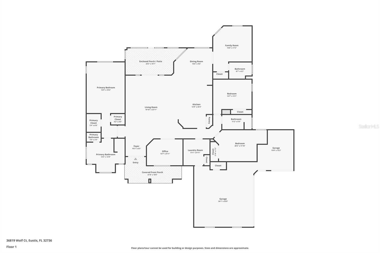 36819 WOLF COURT, Eustis, FL 32736 Floor plan