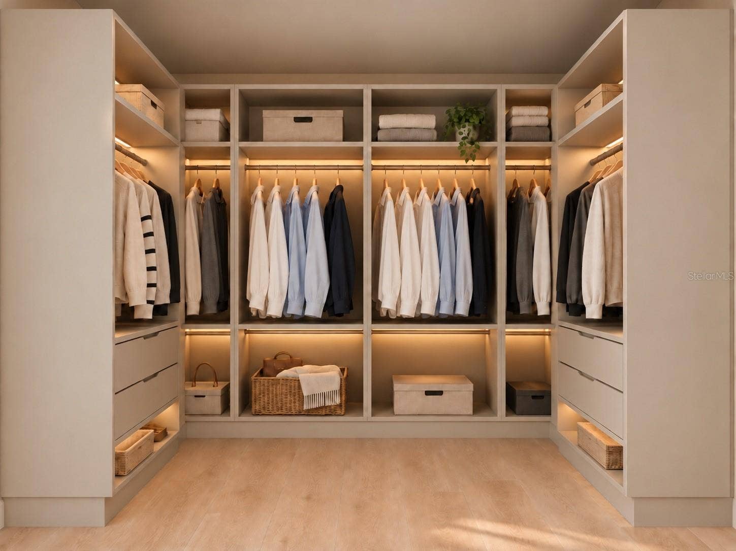 Virtual image - SECOND FLOOR MASTER CLOSET