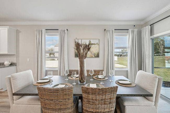 Model home - actual features may vary.