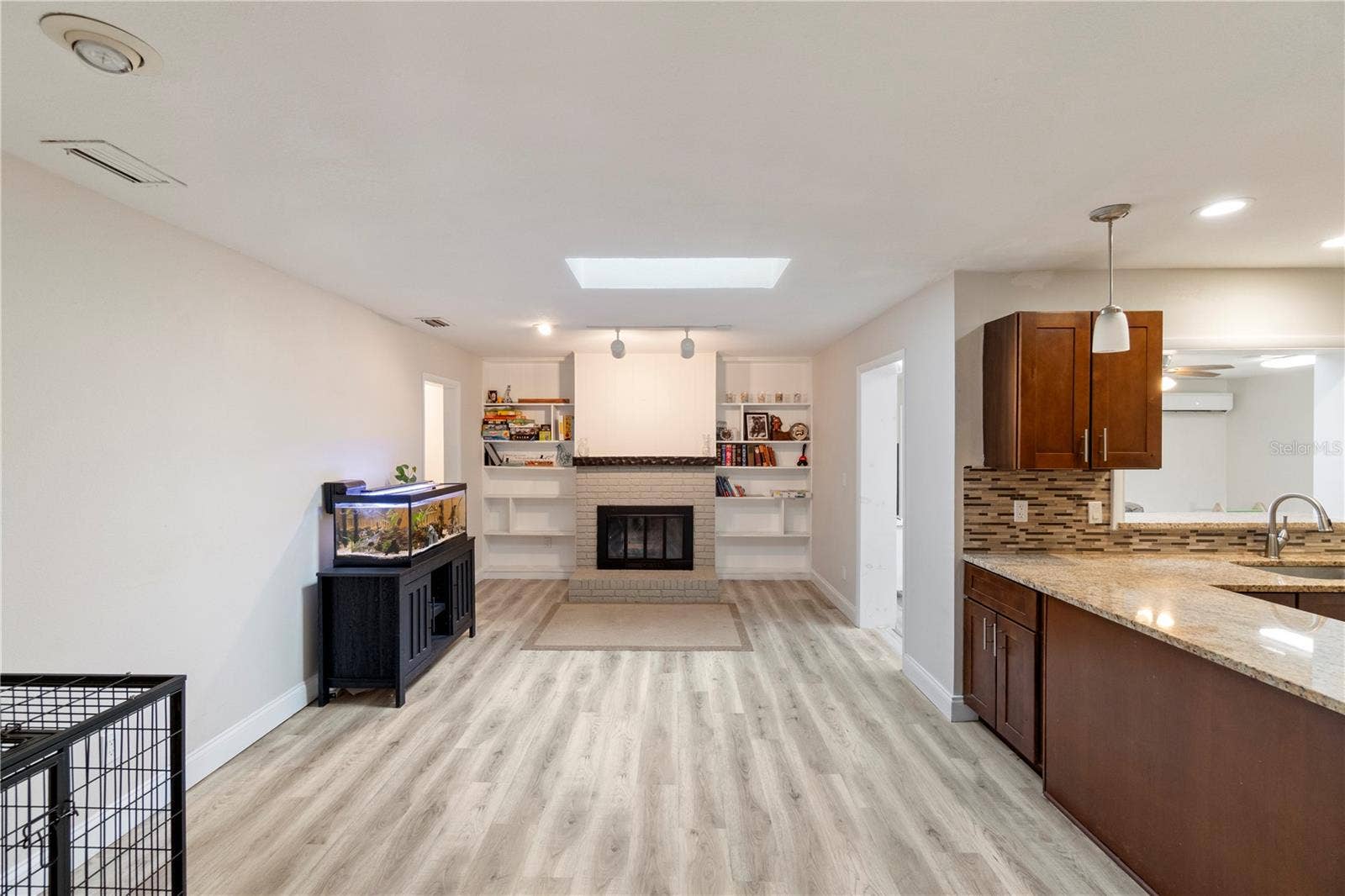 Dining Area w/ Fireplace