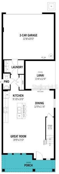 5022 ORINOCO LANE, St Cloud, FL 34771 Lakeside at Satilla Nova Craftsman First Floor