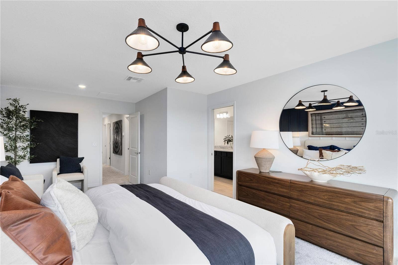 Model Home Design Only. Pictures and furnishings are for illustrative purposes only. Elevations, colors and options may vary. Furniture is for model home staging only.
