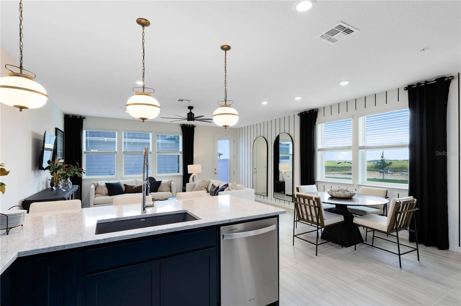 Model Home Design Only. Pictures and furnishings are for illustrative purposes only. Elevations, colors and options may vary. Furniture is for model home staging only.
