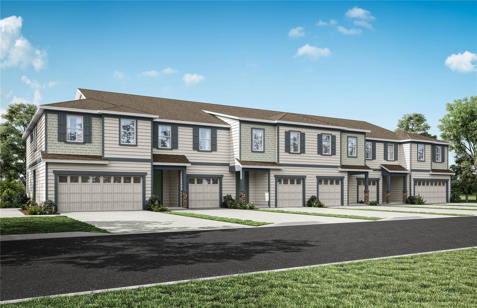 3438 SOMERSET LAKES STREET, Orlando, FL 32824 Exterior Design. Artistic rendering for this new construction home. Pictures are for illustrative purposes only. Elevations, colors and options may vary.