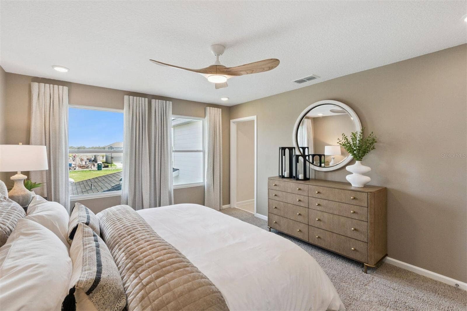 Lakeside at Satilla Zara Model Primary Bedroom
