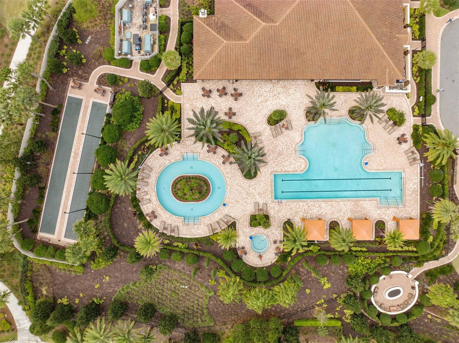 2607 CLEMSON RIDGE COURT, Clermont, FL 34715 Esplanade at Highland Ranch Overhead Amenities View