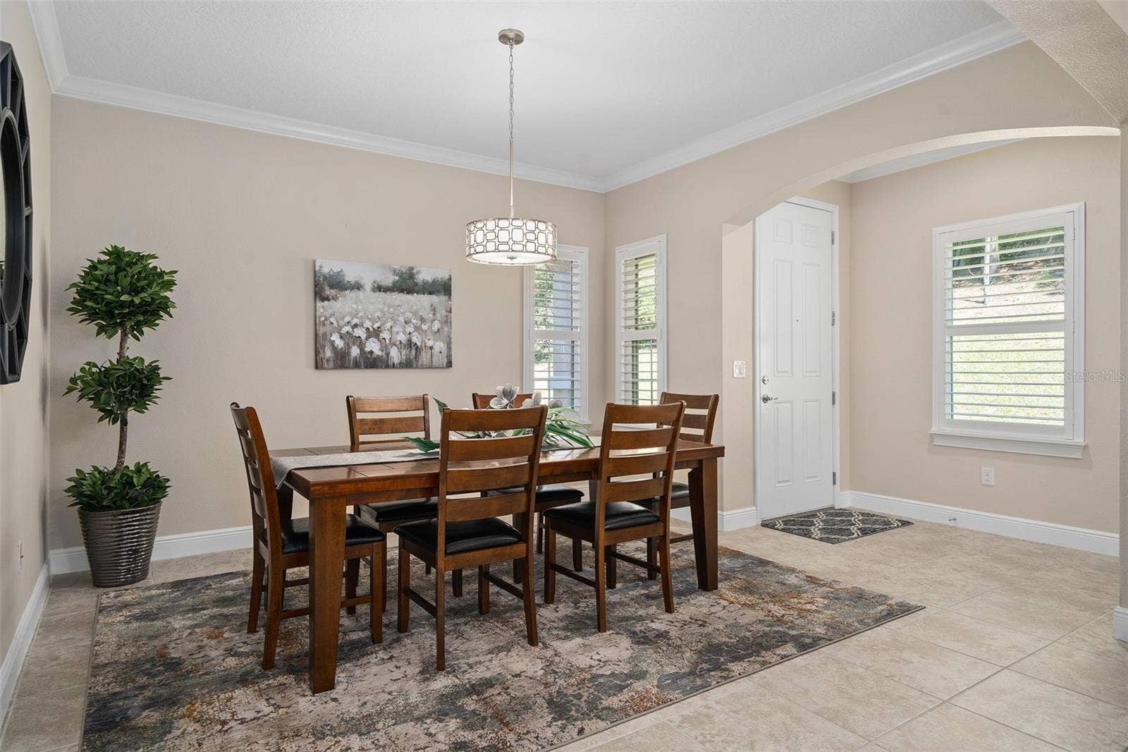2607 CLEMSON RIDGE COURT, Clermont, FL 34715 Dining Area with a view of the Foyer