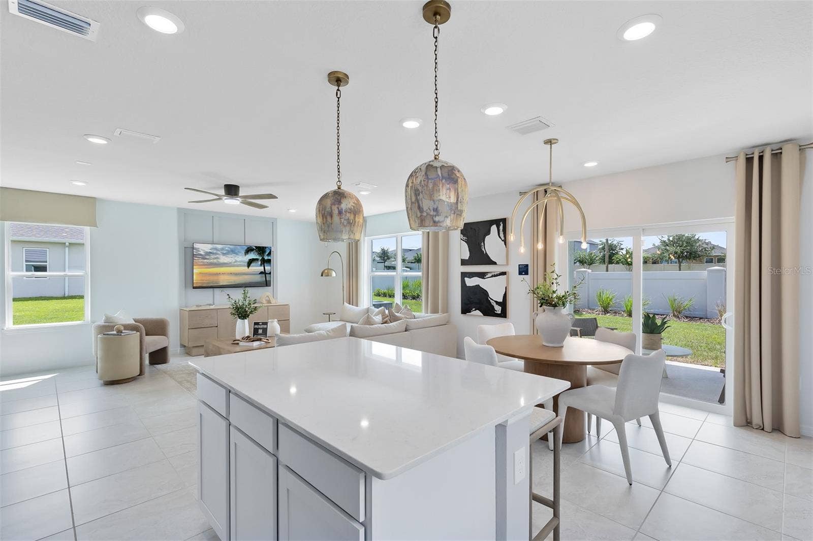 Model Home Design Only. Pictures and furnishings are for illustrative purposes only. Elevations, colors and options may vary. Furniture is for model home staging only.