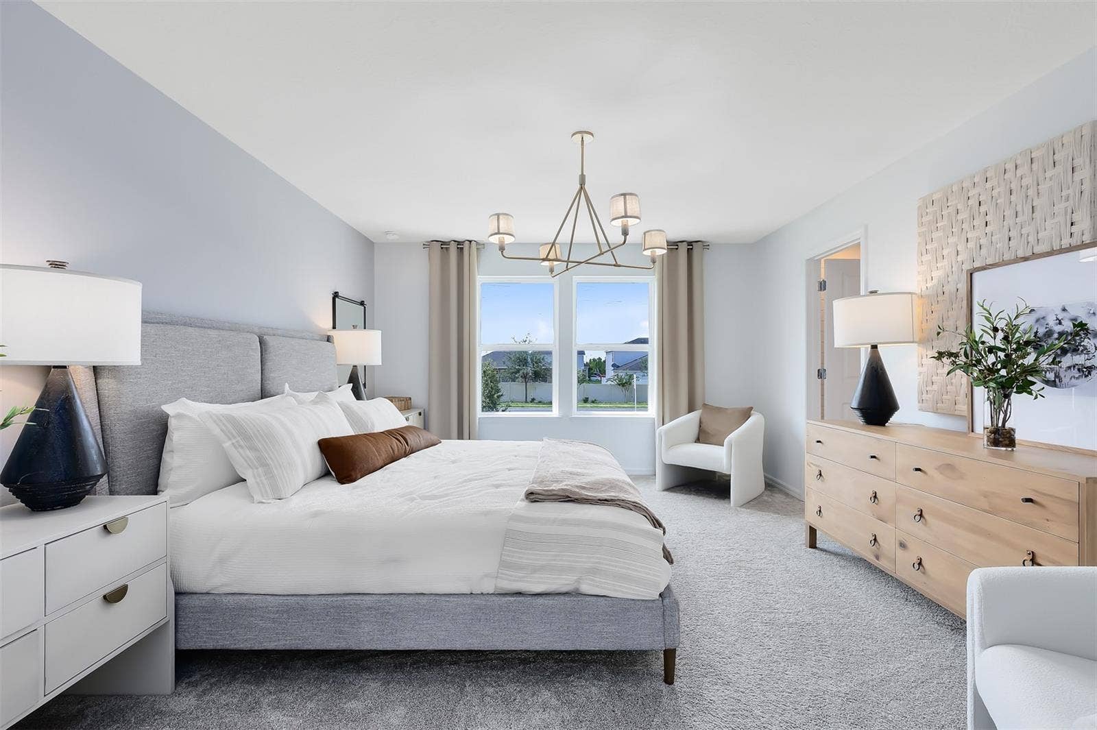 Model Home Design Only. Pictures and furnishings are for illustrative purposes only. Elevations, colors and options may vary. Furniture is for model home staging only.