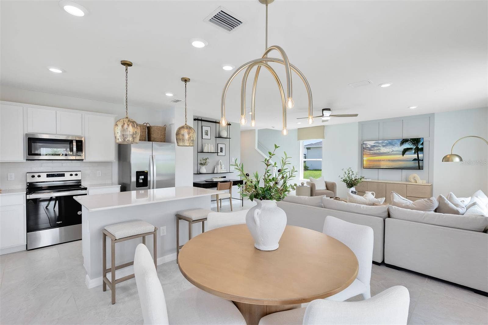 Model Home Design Only. Pictures and furnishings are for illustrative purposes only. Elevations, colors and options may vary. Furniture is for model home staging only.