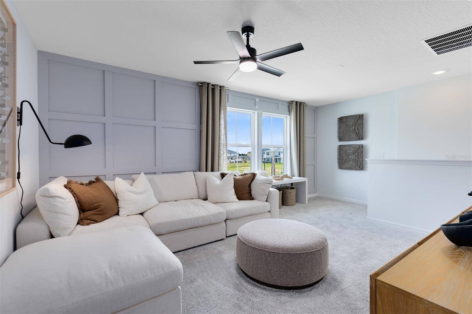 Model Home Design Only. Pictures and furnishings are for illustrative purposes only. Elevations, colors and options may vary. Furniture is for model home staging only.
