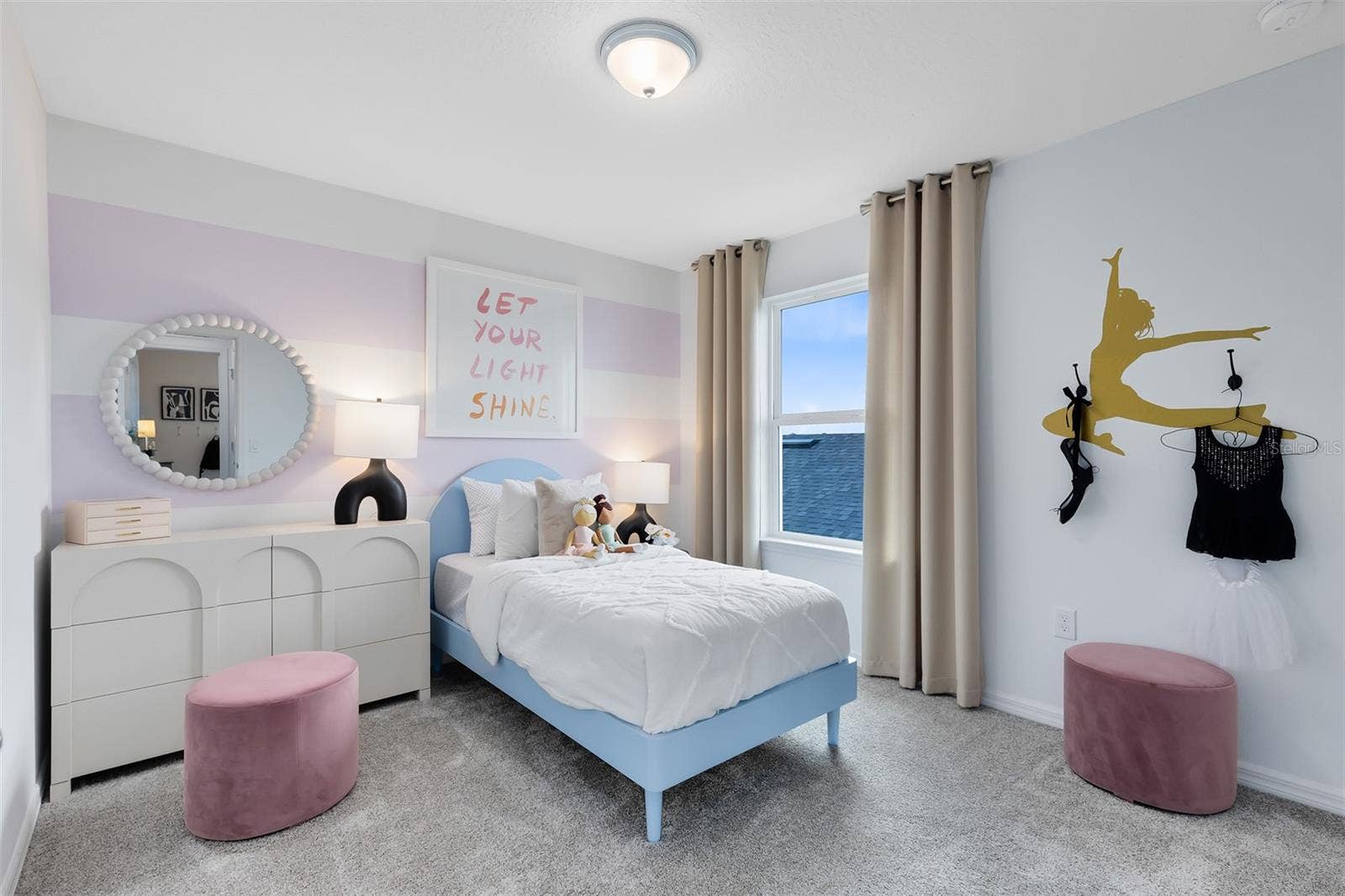 Model Home Design Only. Pictures and furnishings are for illustrative purposes only. Elevations, colors and options may vary. Furniture is for model home staging only.