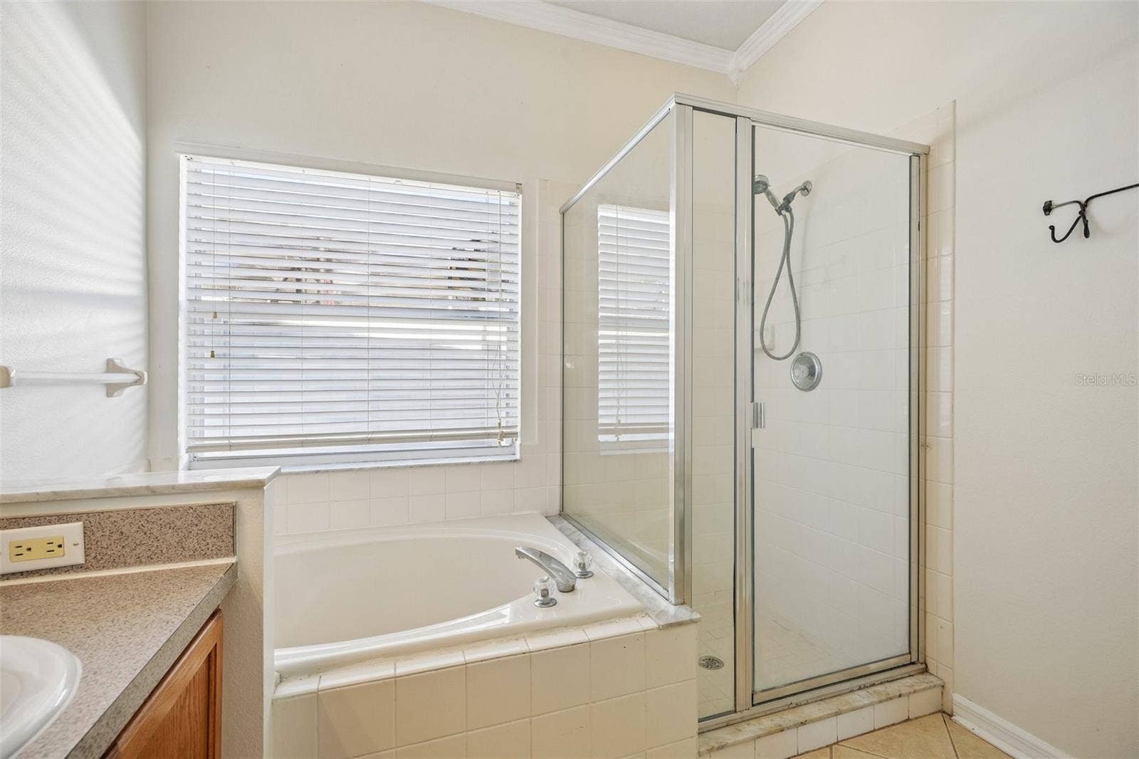 1806 ANNA CATHERINE DRIVE, Orlando, FL 32828 The Primary en suite Bath features dual sinks, a garden tub and a separate step-in shower.