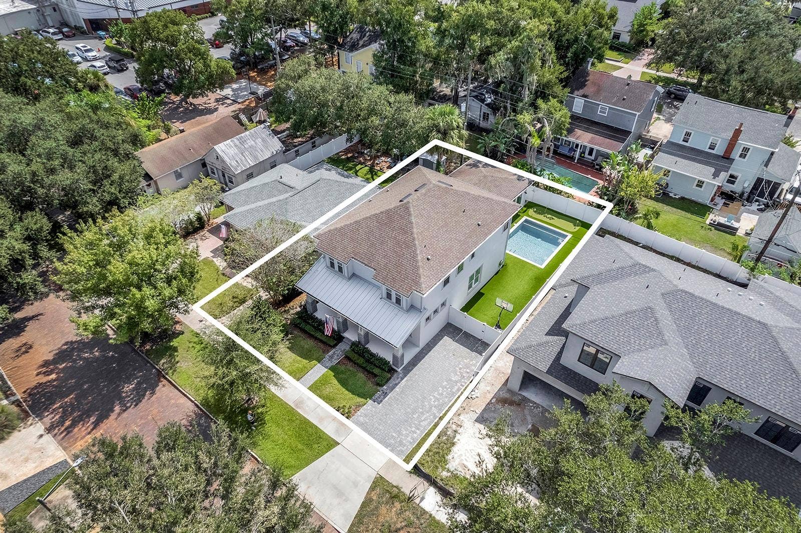 800 W HARVARD STREET, Orlando, FL 32804 Aerial