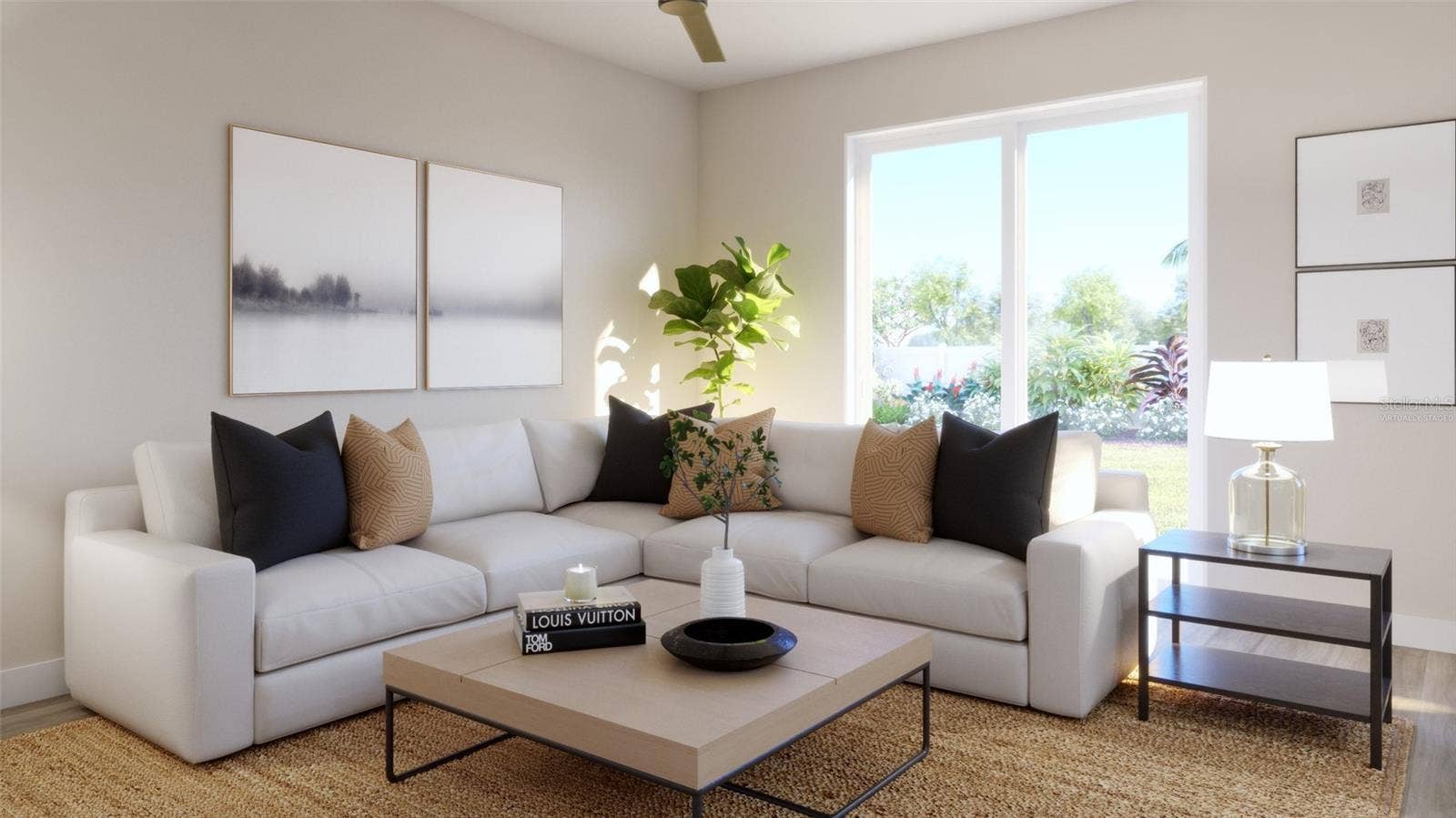 1932 GREENBOROUGH LOOP, Deland, FL 32724 Family Room Rendering (Virtually Staged)