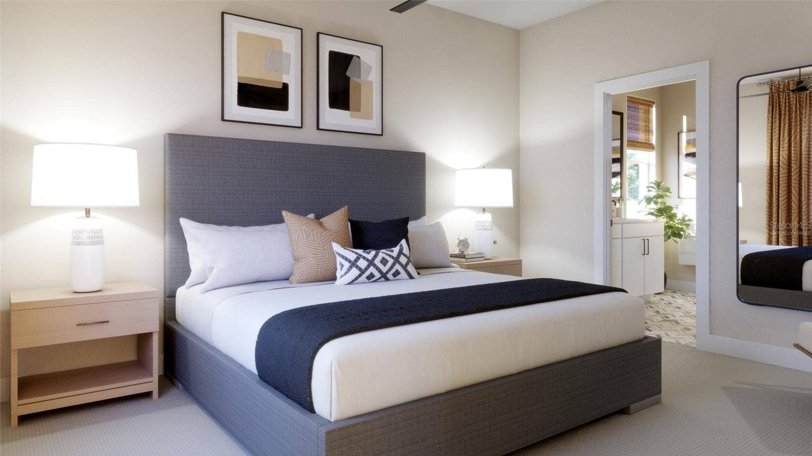 1932 GREENBOROUGH LOOP, Deland, FL 32724 Primary Bedroom Rendering (Virtually Staged)
