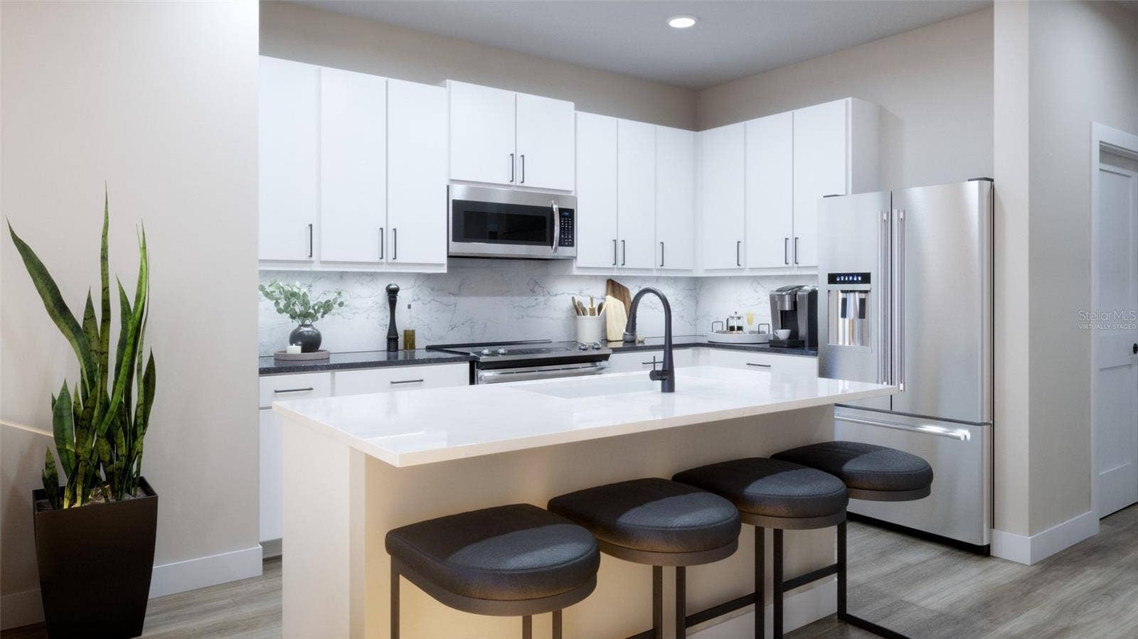 1932 GREENBOROUGH LOOP, Deland, FL 32724 Kitchen Rendering (Virtually Staged)