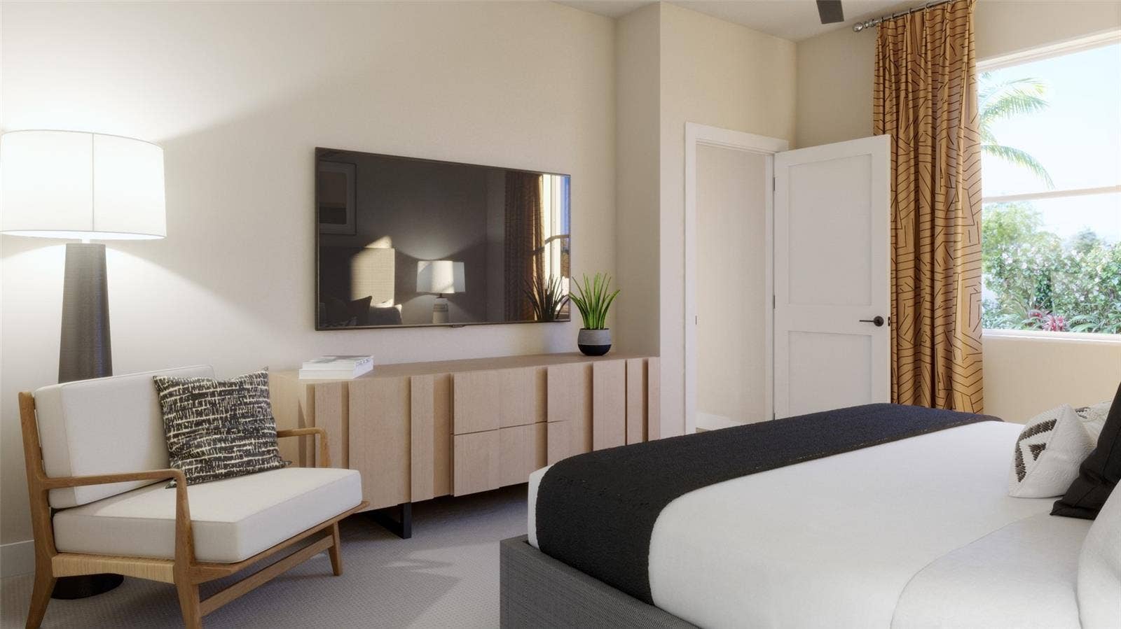 1932 GREENBOROUGH LOOP, Deland, FL 32724 Primary Bedroom Rendering (Virtually Staged)