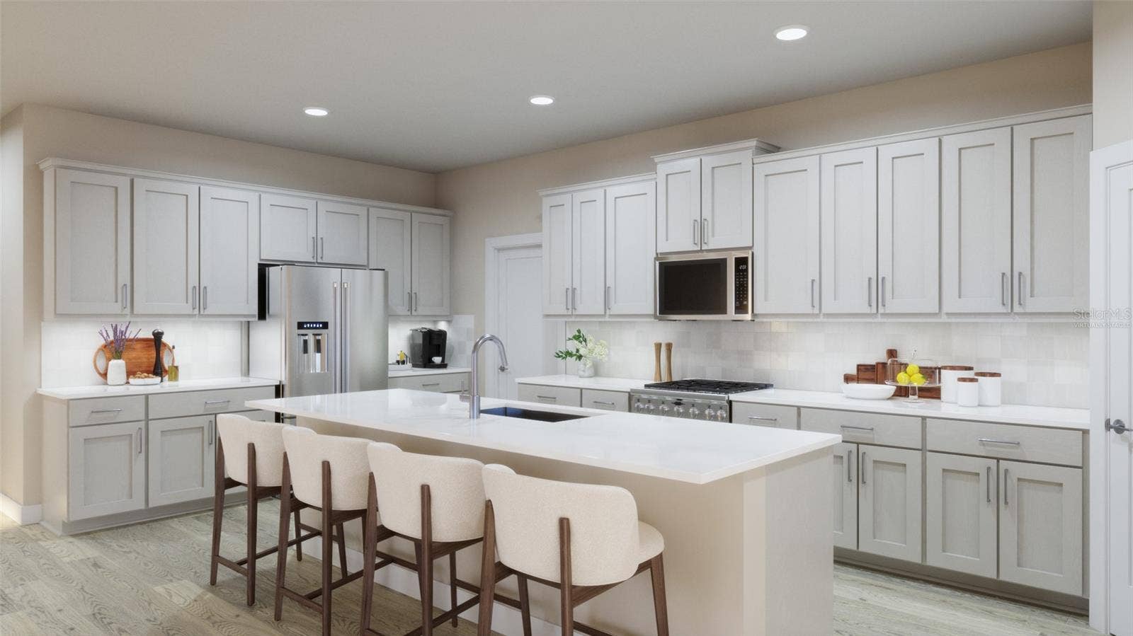 4787 TURKEY OUTLOOK ROAD, Apopka, FL 32712 Kitchen Rendering (Virtually Staged)