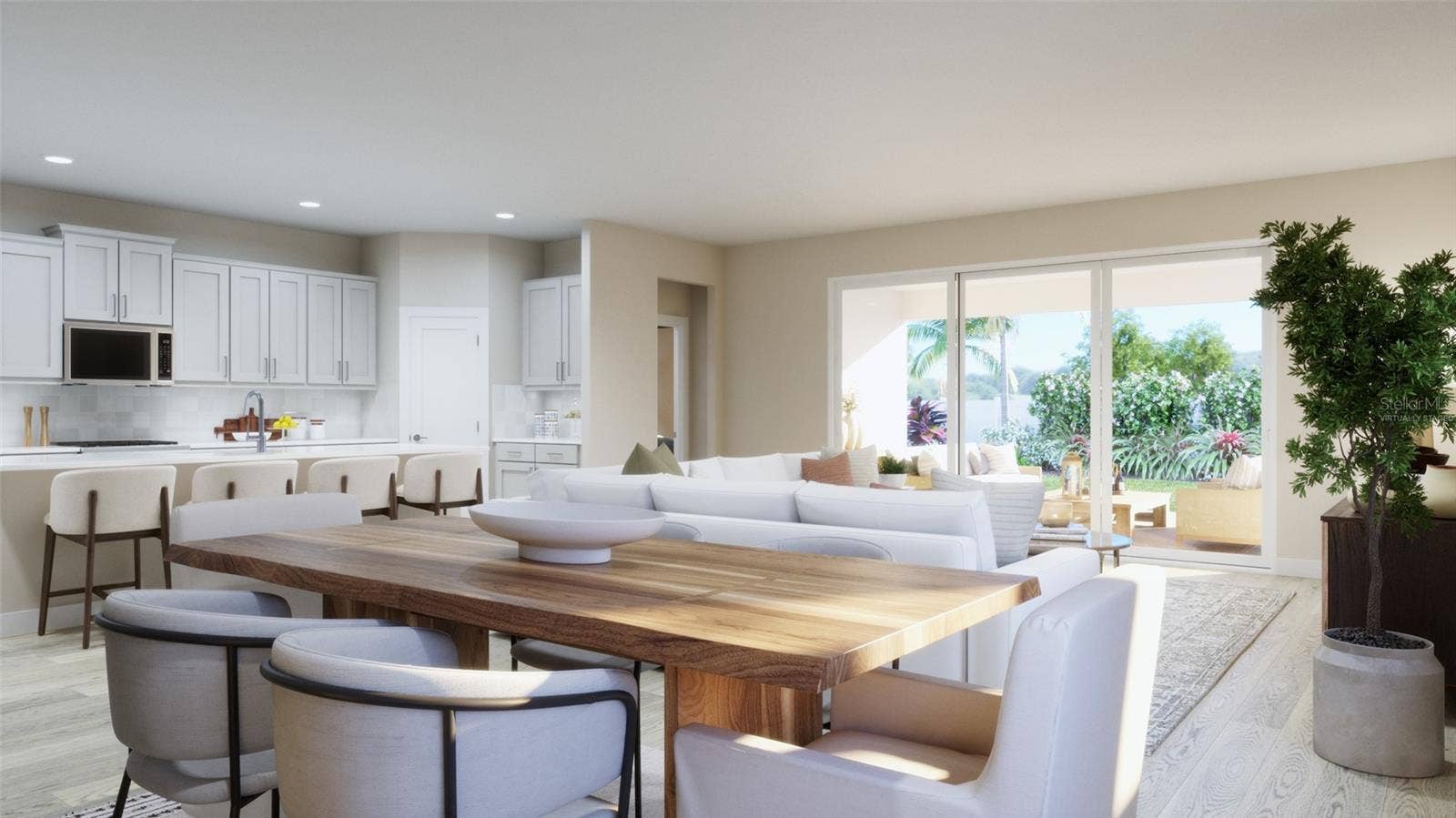 4787 TURKEY OUTLOOK ROAD, Apopka, FL 32712 Dining Rendering (Virtually Staged)