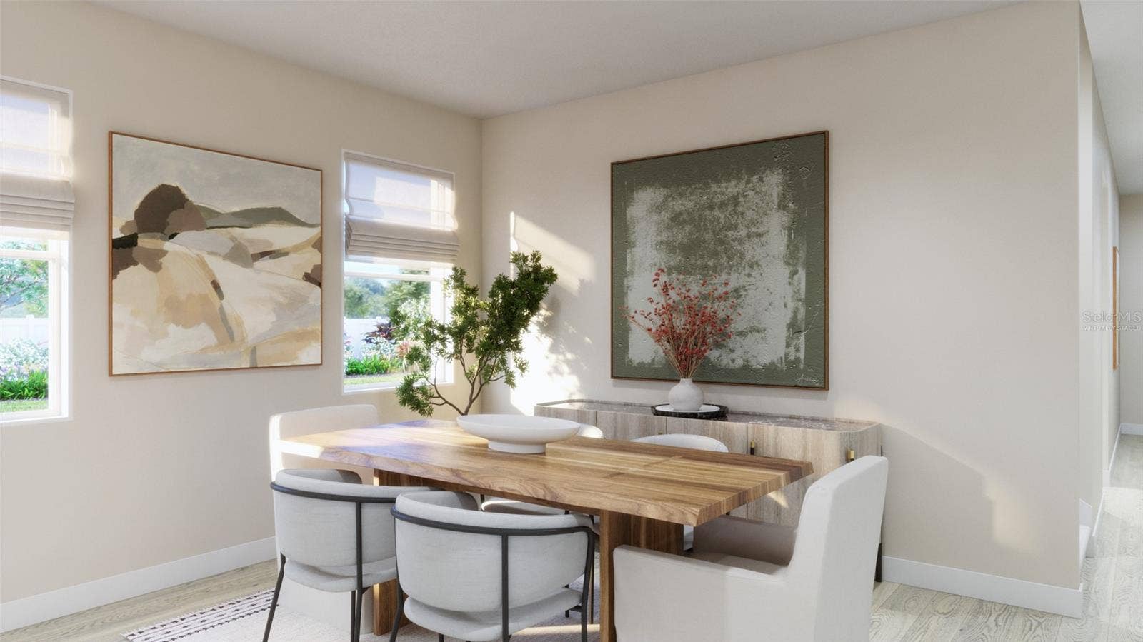 4787 TURKEY OUTLOOK ROAD, Apopka, FL 32712 Dining Rendering (Virtually Staged)