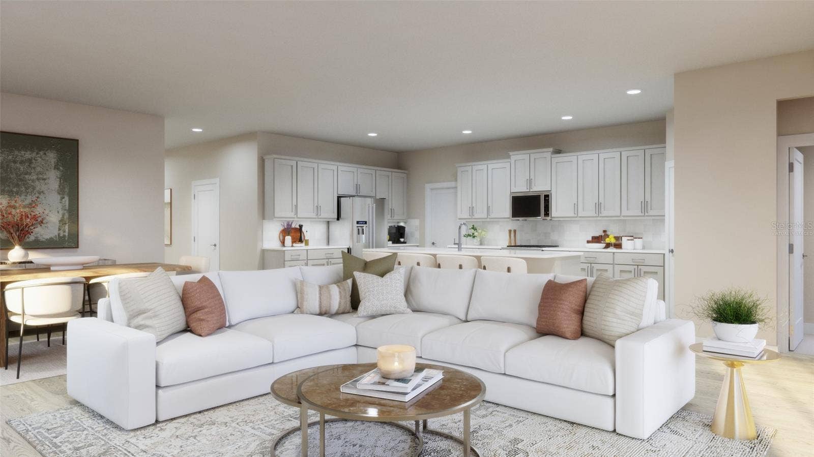4787 TURKEY OUTLOOK ROAD, Apopka, FL 32712 Great Room Rendering (Virtually Staged)